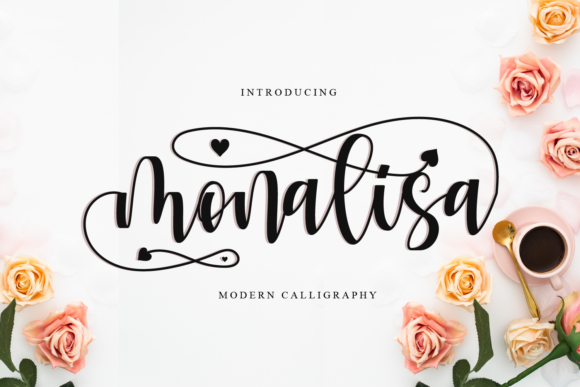 Monalisa Font Monalisa Font Poster 1