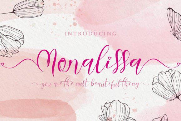 Monalissa Font Poster 1