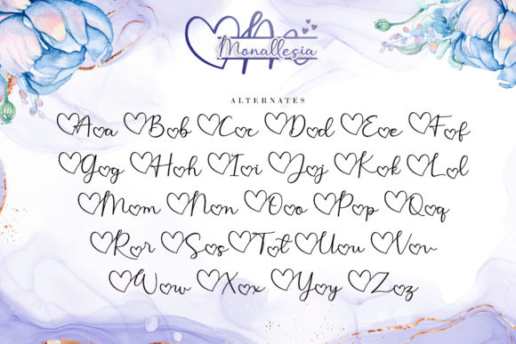 Monallesia Font Poster 11