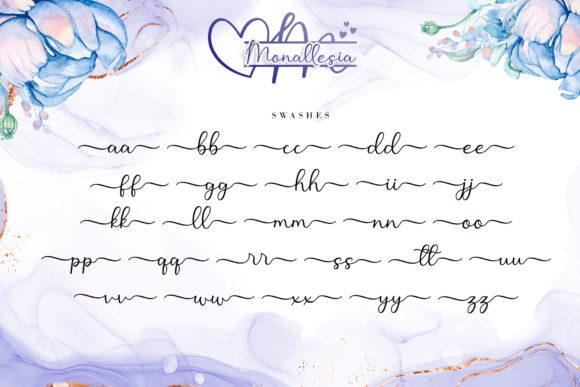 Monallesia Font Poster 12