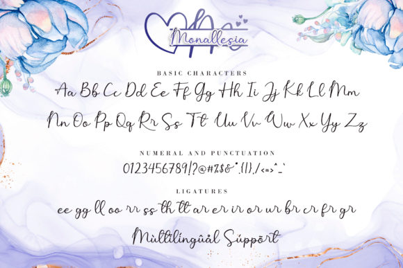 Monallesia Font Poster 10