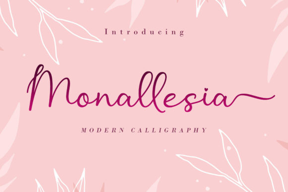 Monallesia Font Poster 1