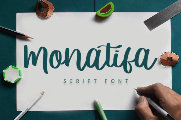 Monatifa Font Poster 1