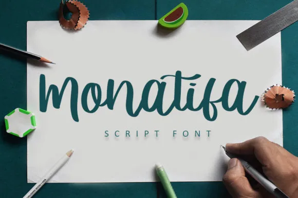 Monatifa Font Poster 1