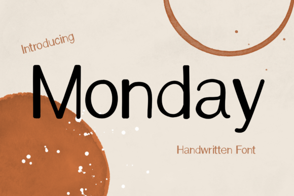Monday Font Monday Font Poster 1