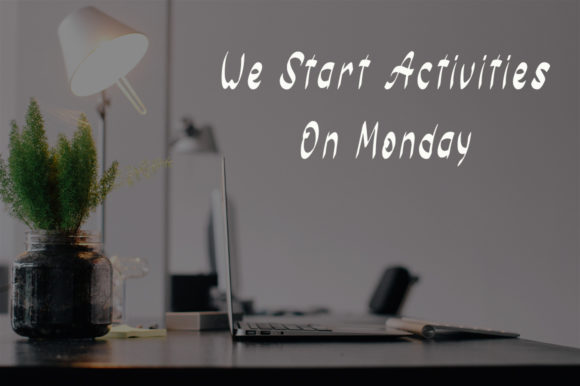 Monday Special Font Poster 2