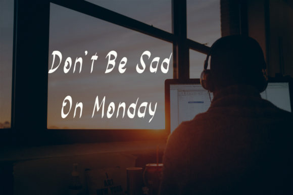 Monday Special Font Poster 3