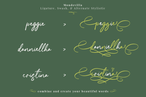 Mondevilla Font Poster 10