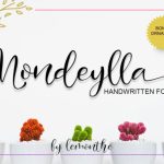 Mondeylla Font Poster 1