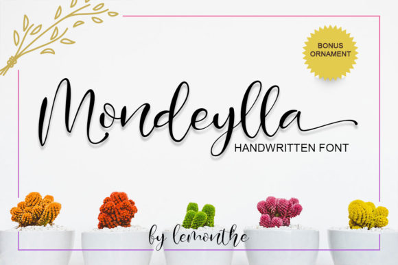 Mondeylla Font Poster 1