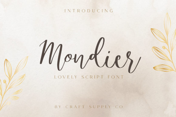 Mondier Font