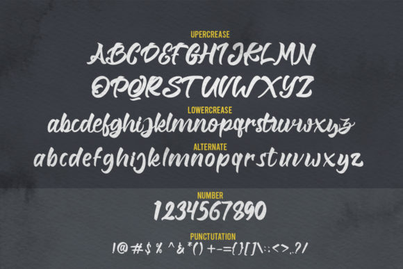 Mondou Font Poster 3