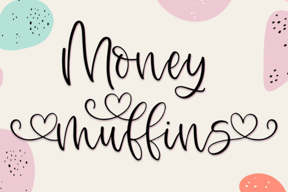 Money Muffins Font Poster 1