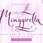 Monggirella Font Poster 1