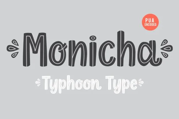 Monicha Font Monicha Font Poster 1