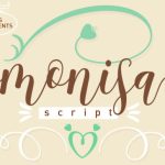 Monisa Font Poster 5