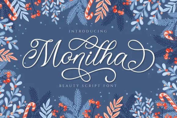 Monitha Font Monitha Font Poster 1