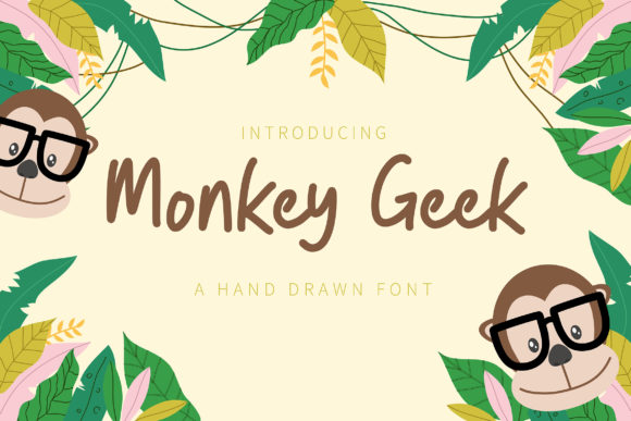 Monkey Geek Font Poster 1