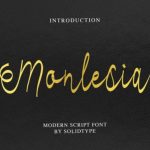 Monlesia Font Poster 1