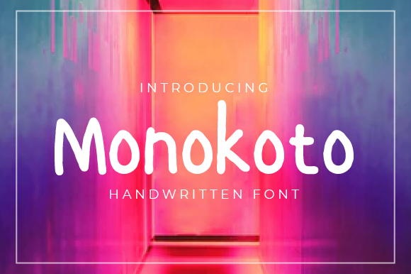 Monokoto Font Poster 1