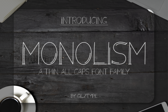 Monolism Font Poster 1