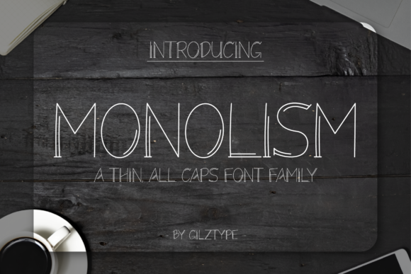 Monolism Font Monolism Font Poster 1
