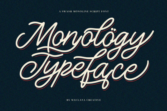 Monology Font Poster 1
