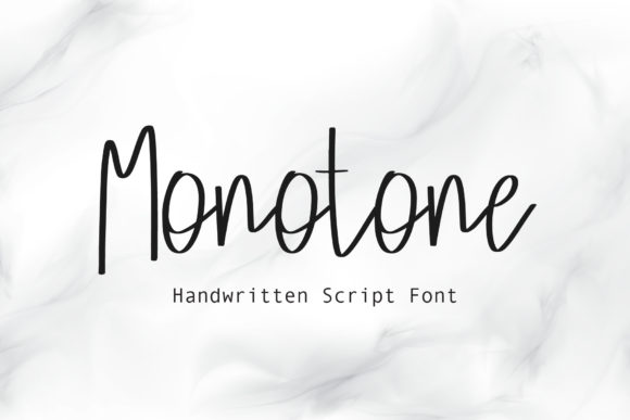 Monotone Font