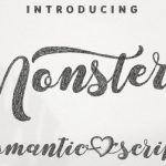 Monstere Font Poster 1