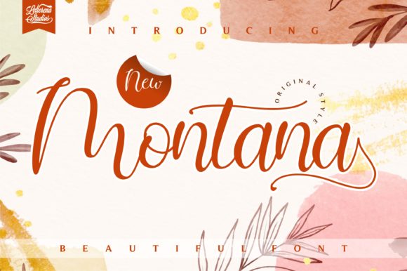 Montana Font Poster 1