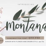 Montana Font Poster 1