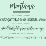 Montana Font Poster 4