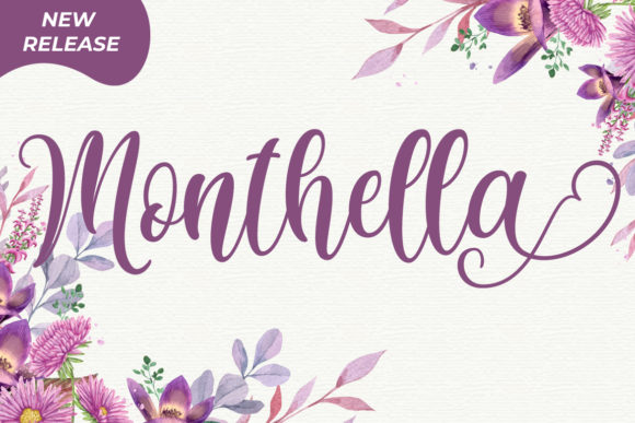 Monthella Font Poster 1