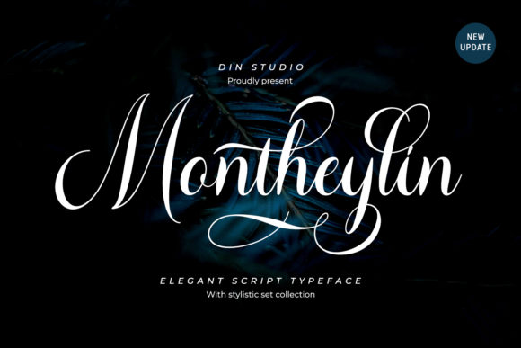 Montheylin Font Poster 1