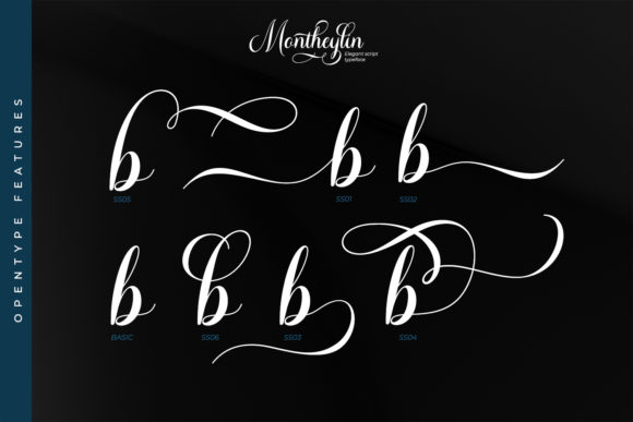 Montheylin Font Poster 4