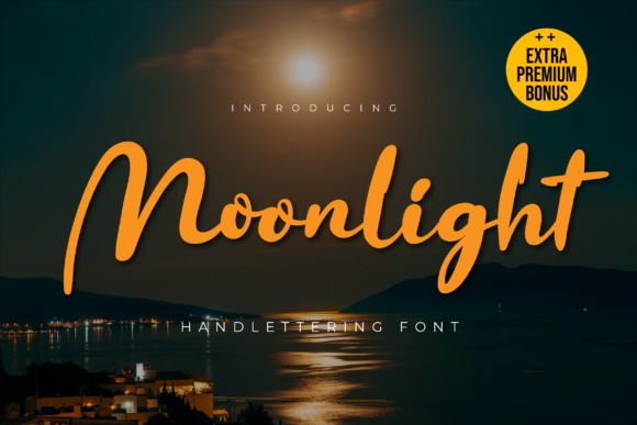 Moonlight Font Moonlight Font Poster 1
