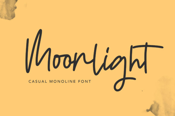 Moonlight Font Poster 1