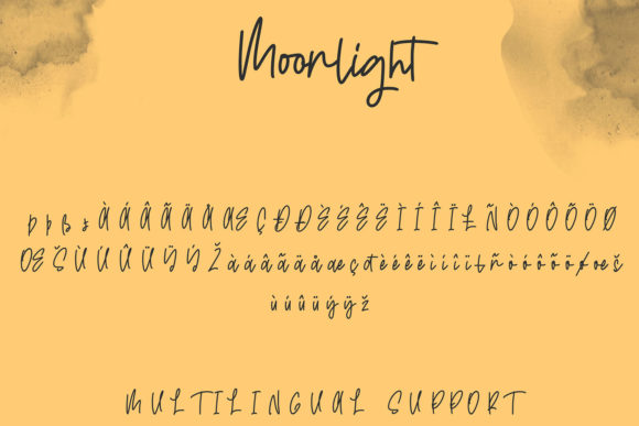 Moonlight Font Poster 7