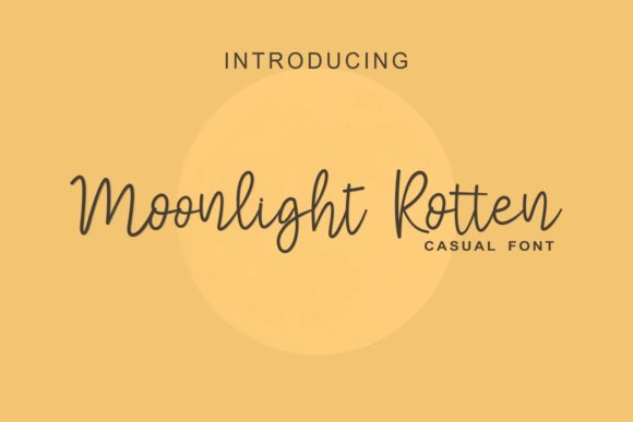 Moonlight Rotter Font