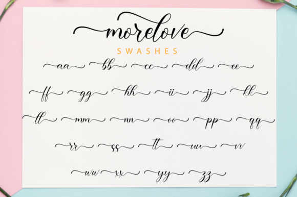 Morelove Font Poster 12