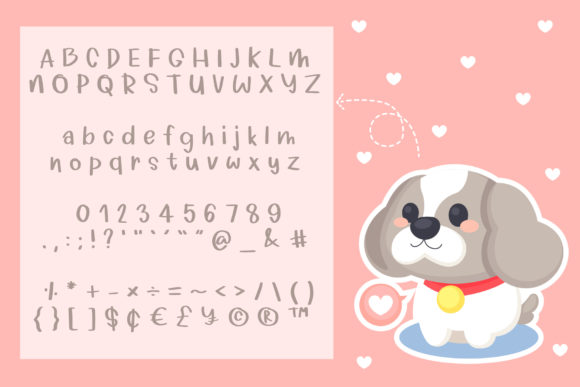 Morgan Cute Font Poster 5