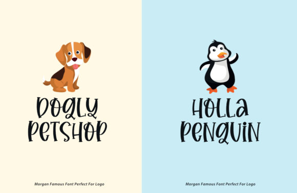 Morgan Famous Font Poster 5