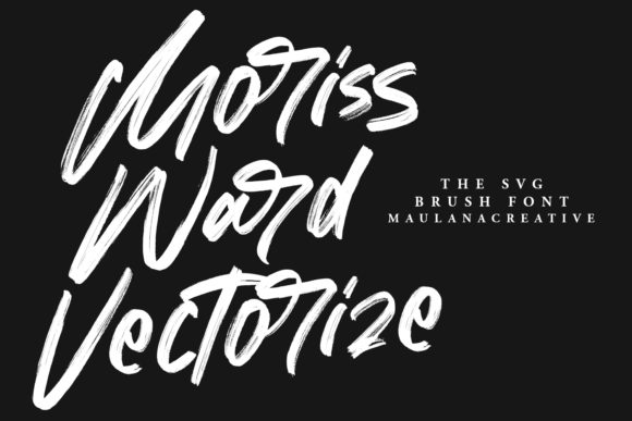 Moriss Ward Font Poster 3