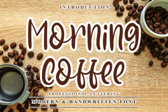 Morning Coffee Font Poster 1