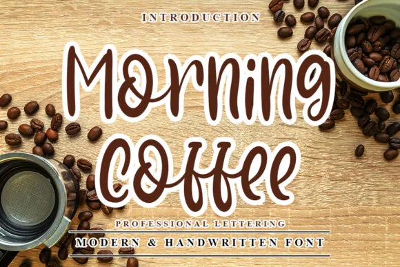 Morning Coffee Font Morning Coffee Font Poster 1