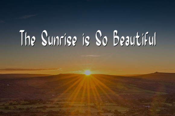Morning Friday Font Poster 3
