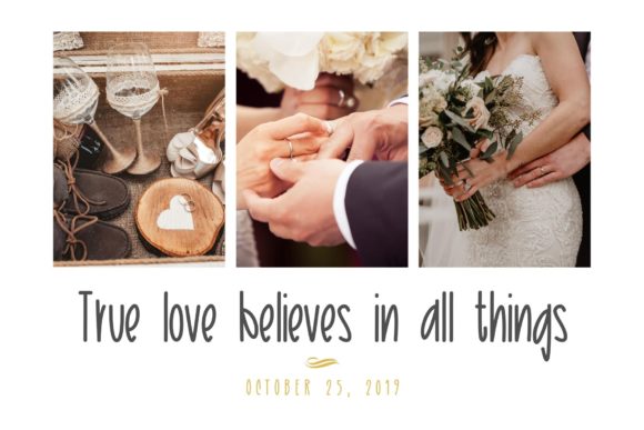 Morning Gerbera Daisy Font Poster 5