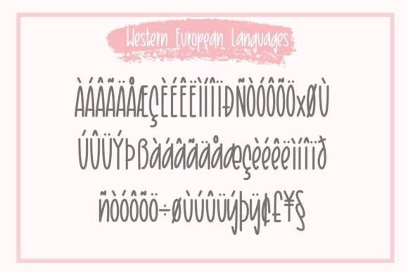 Morning Gerbera Daisy Font Poster 10