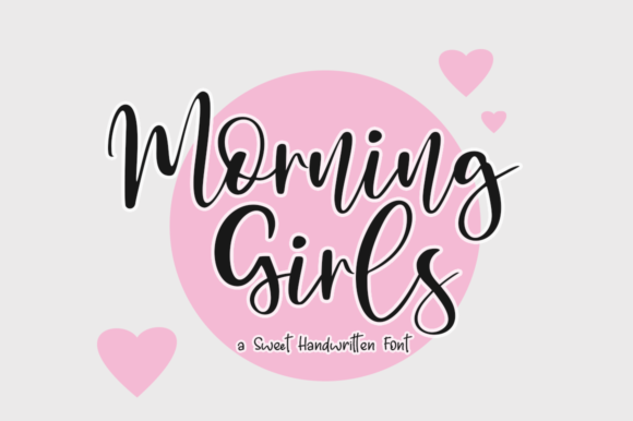 Morning Girls Font Poster 1