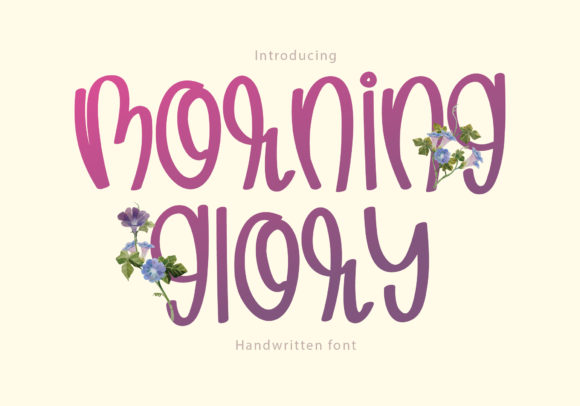 Morning Glory Font